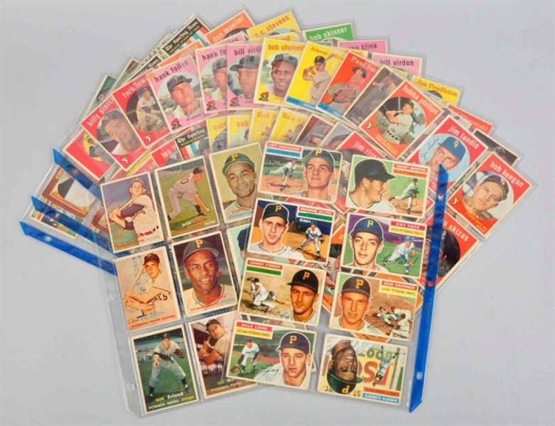 GROUP LOT OF PITTSBURGH PIRATES BASEBALL CARDS.   