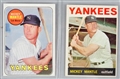 LOT OF 2: MICKEY MANTLE CARDS.                    