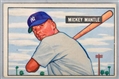 1951 BOWMAN MICKEY MANTLE ROOKIE CARD.            