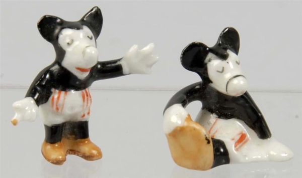 LOT OF 2: CHINA DISNEY MICKEY MOUSE FIGURES.      