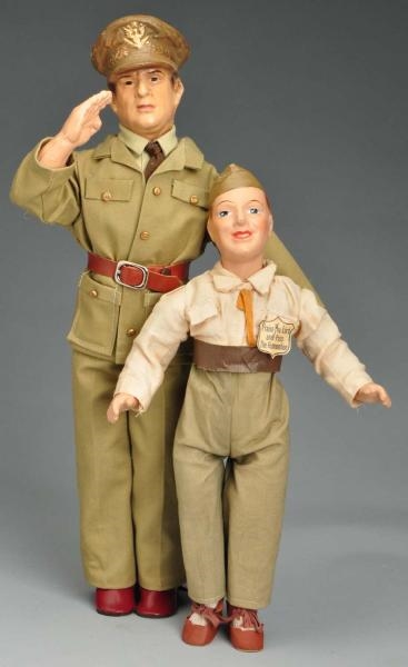 LOT OF 2: FREUNDLICH COMPOSITION SOLDIERS.        