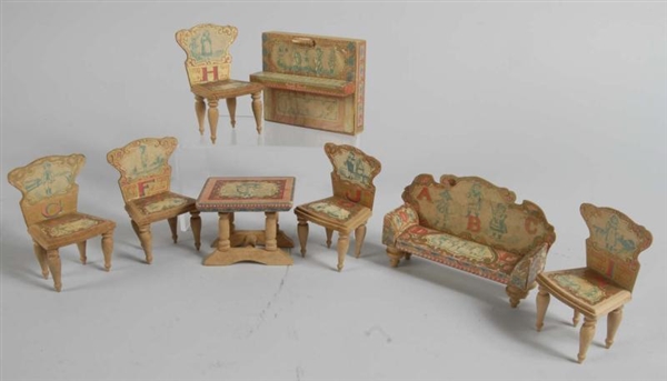 SET OF 8 PIECES OF BLISS FURNITURE.               