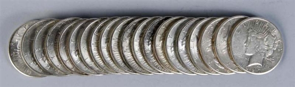 ROLL OF 1927 PEACE DOLLARS.                       