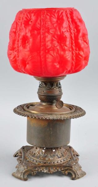 EARLY VICTORIAN KEROSENE LAMP.                    
