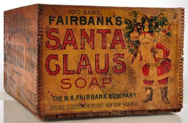 SANTA CLAUS SOAP CRATE.                           