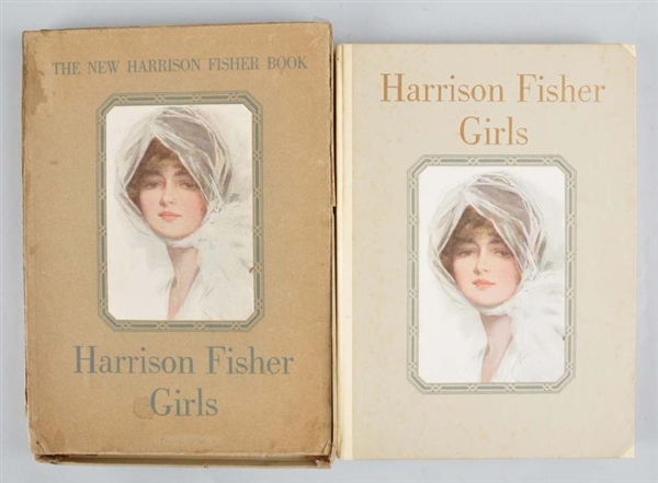 1914 HARRISON FISHER GIRLS ART BOOK WITH GIFT BOX 