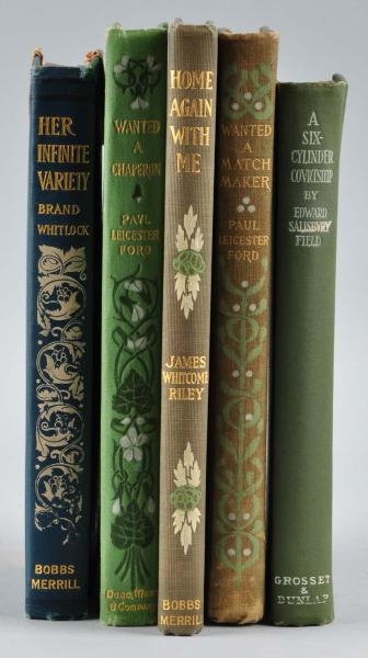 LOT OF 5: NOVELS ILLUSTRATED BY HOWARD C. CHRISTY 