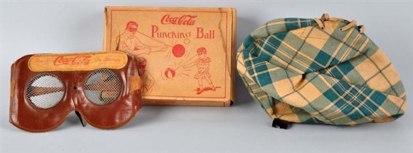 1930S COCA-COLA PUNCHING BALL GAME.               