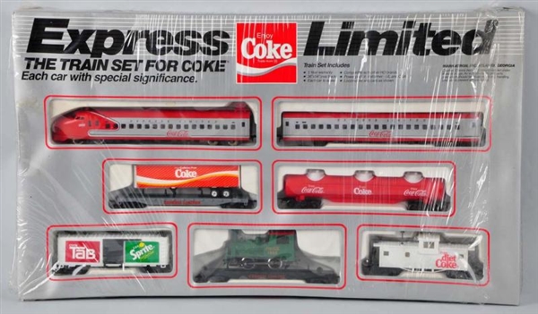 1970S COCA-COLA EXPRESS LIMITED TRAIN SET WITH OB 