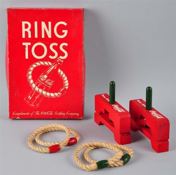 1950S COCA-COLA RING TOSS GAME WITH O/B           