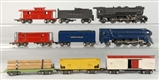 LOT OF AMERICAN FLYER S-GAUGE FREIGHT TRAIN SETS. 