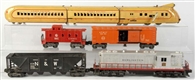 LOT OF LIONEL & MARX TOY TRAINS.                  
