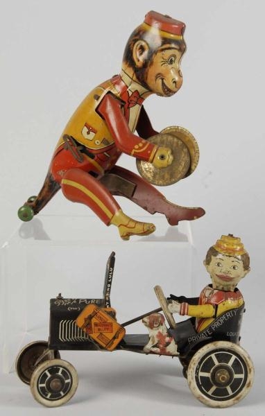 LOT OF 2: TIN LITHO MARX CHARACTER WIND-UP TOYS.  