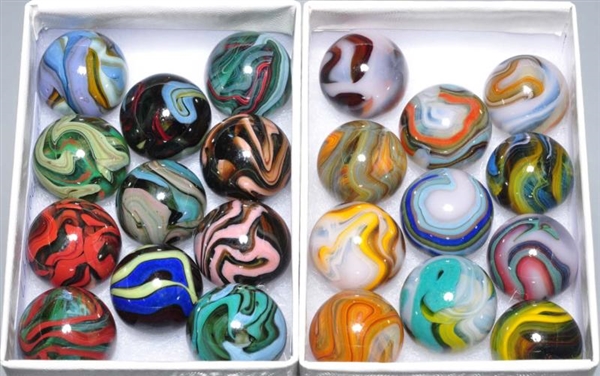 LOT OF 22: JABO MARBLES.                          