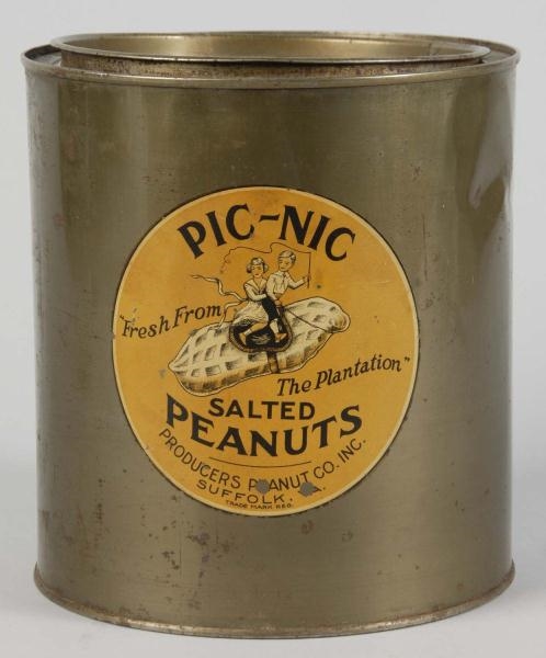 PIC-NIC PEANUTS CAN.                              