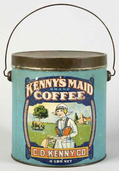 KENNYS MAID 4-LB. COFFEE PAIL.                   