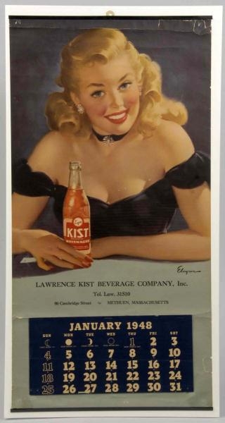 1948 KIST BEVERAGES CALENDAR.                     