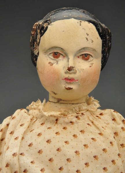 AMERICAN WOODEN JOINTED DOLL.                     