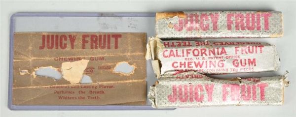 LOT OF 4: GUM ITEMS.                              