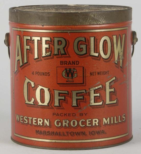 AFTER GLOW COFFEE CAN.                            