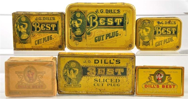 LOT OF 6: J.G. DILL’S MIXTURES.                   