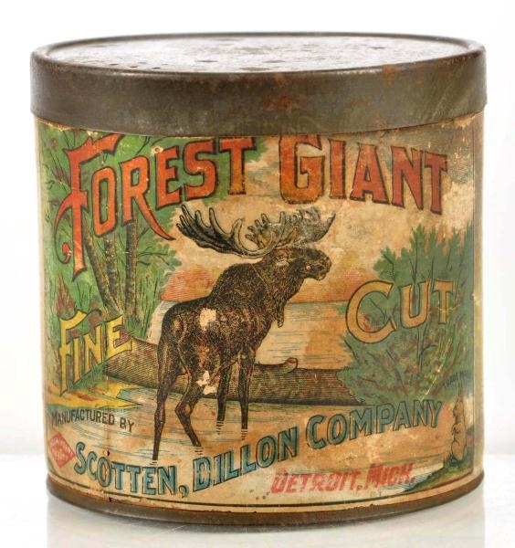 FOREST GIANT TOBACCO MIXTURE TIN.                 