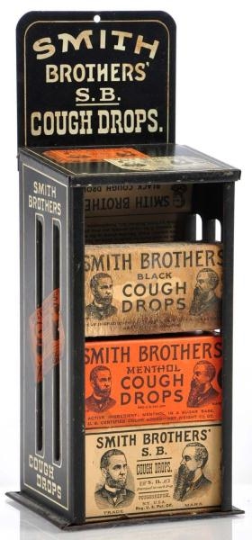 SMITH BROTHERS’ COUGH DROPS DISPLAY.              