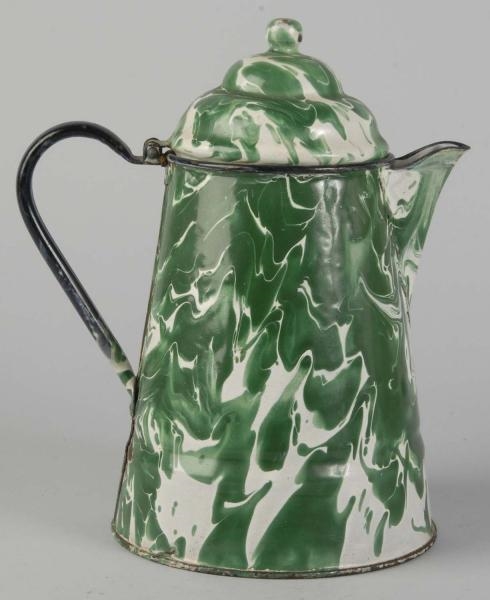 GRANITEWARE COFFEE POT.                           