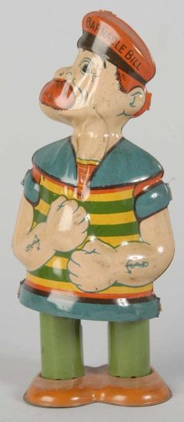 TIN LITHO CHEIN BARNACLE BILL WADDLER WIND-UP TOY 