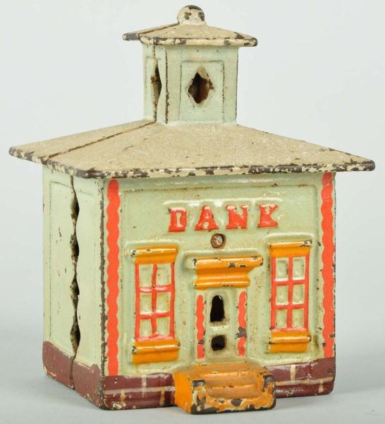 CAST IRON BUILDING WITH CUPOLA STILL BANK.        