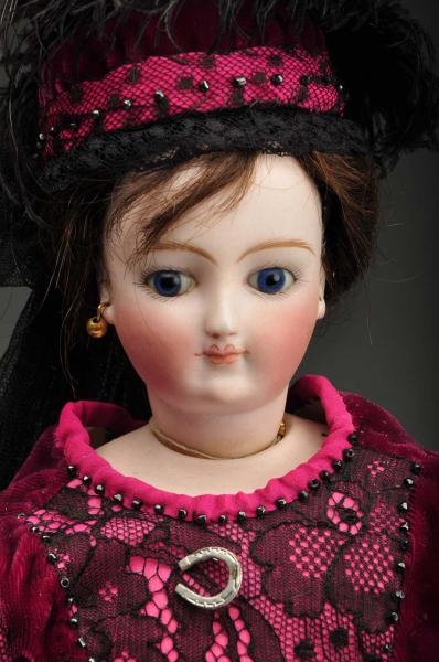 FRENCH BISQUE HEAD DOLL.                          