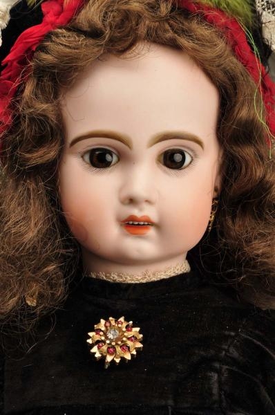 OPEN MOUTH JUMEAU DOLL.                           