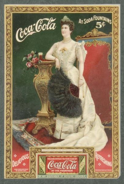1904 COCA-COLA FULL PAGE AD & UNDETACHED COUPON.  
