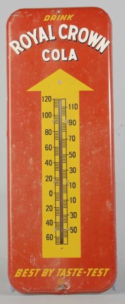 LOT OF 2: RC COLA & 7UP THERMOMETERS.             