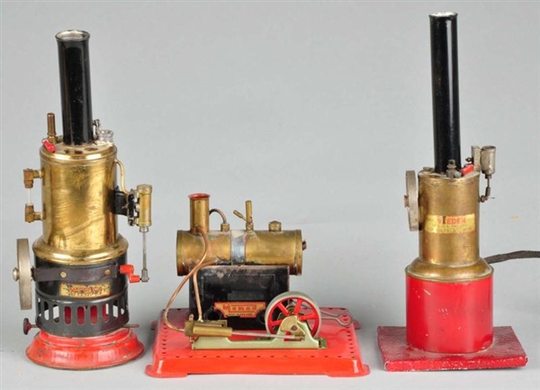 LOT OF 3: STEAM ENGINES.                          