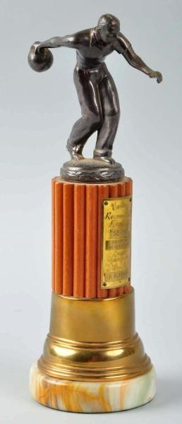 VINTAGE BOWLING TROPHY FROM RADIO PLANE CORP.     