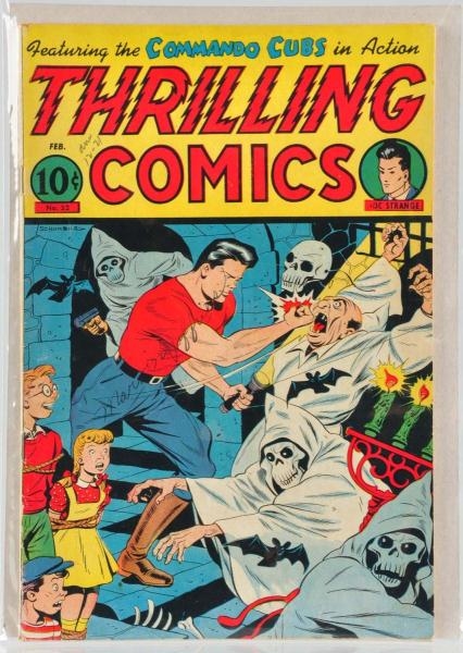 1945 THRILLING COMICS NO. 52.                     