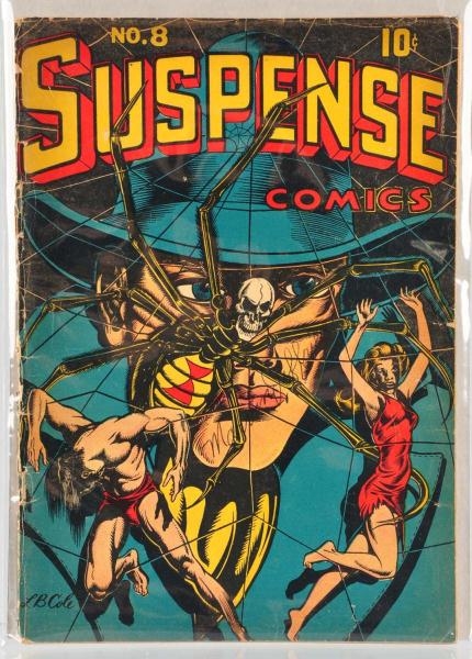 1945 SUSPENSE COMICS NO. 8.                       