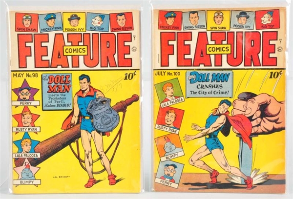 LOT OF 2: 1946 FEATURE COMICS.                    