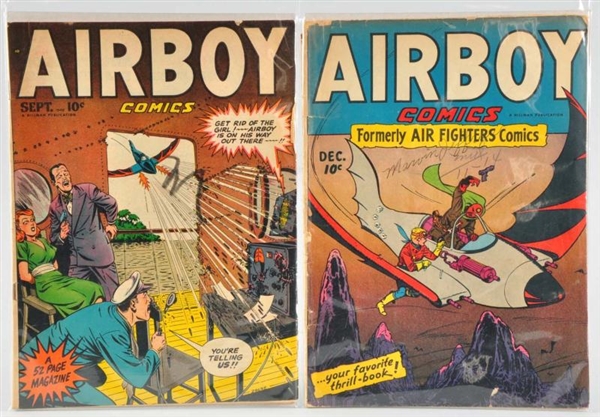 LOT OF 2: 1945-48 AIRBOY COMICS.                  