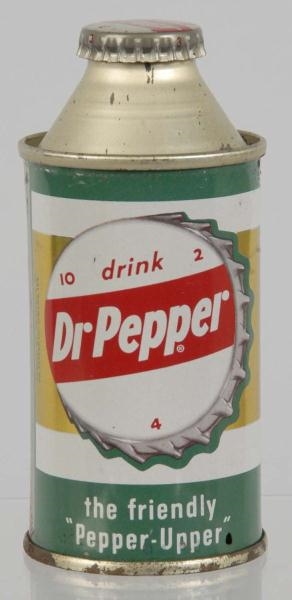 DR. PEPPER CONE TOP CAN.                          
