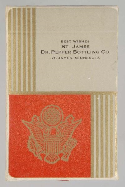 DR. PEPPER ST. JAMES BOTTLING CO. CARD DECK.      