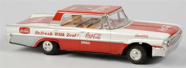 COCA-COLA FRICTION TOY CAR.                       