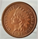 1885 INDIAN HEAD CENT MS-65.                      