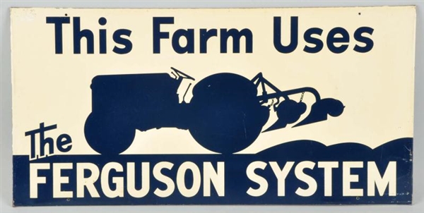 METAL FERGUSON FARM SYSTEMS SIGN.                 