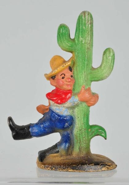 CAST IRON COWBOY BY CACTUS BOTTLE OPENER.         