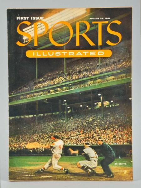 1954 SPORTS ILLUSTRATED ISSUE & BASEBALL CARDS.   