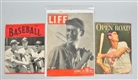 LOT OF 3: MAGAZINES WITH TED WILLIAMS.            