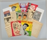 LOT OF 9: PUBLICATIONS WITH BABE RUTH.            