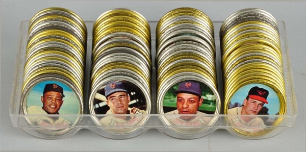 LOT OF APPROX. 100: TOPPS 1964 BASEBALL COINS.    